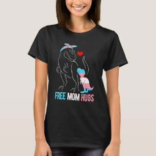 Camiseta Trans Free Mom Abg Dinosaur Rex Mama Transgender P