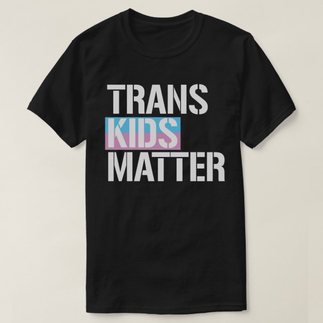 Camiseta Trans Kids Matter (Diseño del anverso)