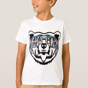 Camiseta Trans Papa oso orgulloso padre aliado transgénero 