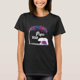 Camiseta Trans Papa: Papá libre abraza al transexual arcoir