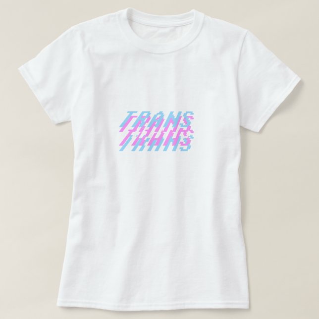 Camiseta Trans Pride (Diseño del anverso)