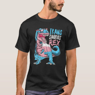 Camiseta Trans Saurus Rex Allysaurus Dinosaur Transgender L