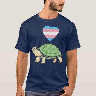 Camiseta Trans Turtle LGBTQ Transgender Pride Flag Kawaii A