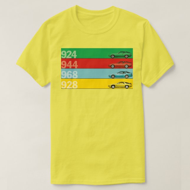 Camiseta Transaxles de Porsche (Diseño del anverso)