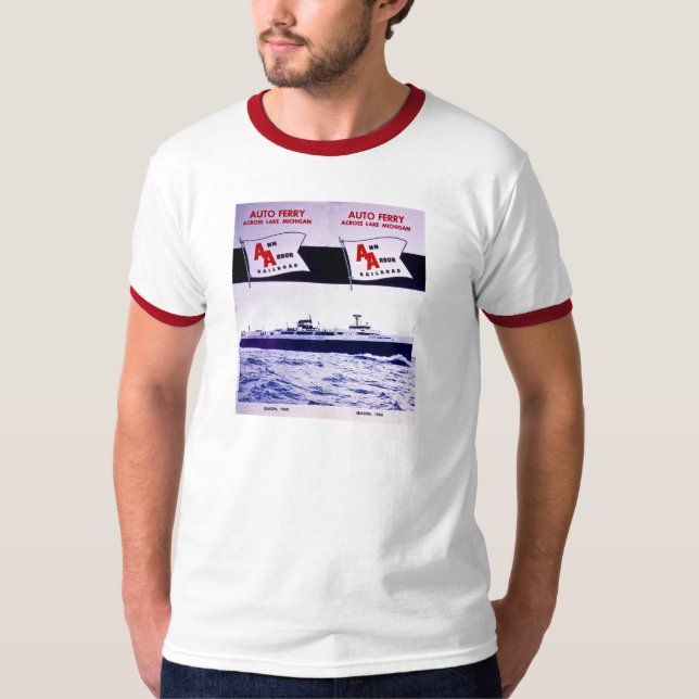 Camiseta Transbordador de coche de ferrocarril de Ann Arbor (Anverso)