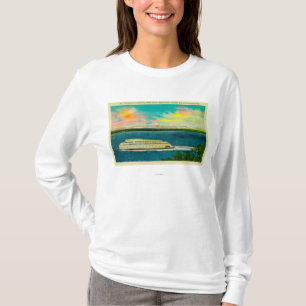 Camiseta Transbordador de Kalakala, Puget Sound, montañas
