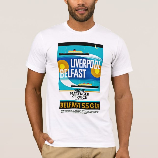 Camiseta Transbordador de Liverpool - de Belfast (Anverso)