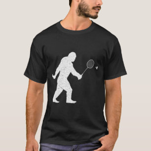 Camiseta Transbordador De Masa Grande Jugando A Badminton F