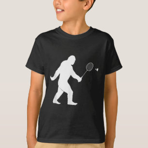 Camiseta Transbordador De Masa Grande Jugando A Badminton F
