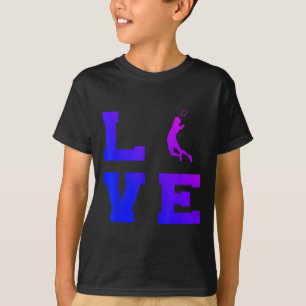 Camiseta Transbordador del jugador de Badminton Mens para m