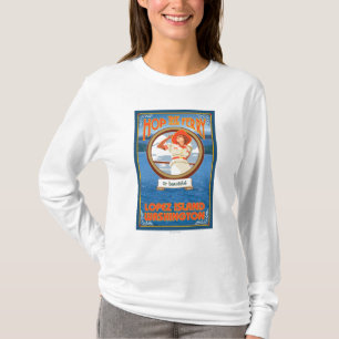 Camiseta Transbordador del montar a caballo de la mujer -