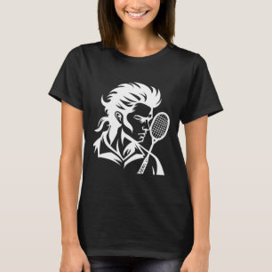 Camiseta Transbordador deportivo de raqueta del jugador Bad