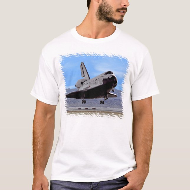 Camiseta Transbordador espacial de la NASA Atlantis Landing (Anverso)