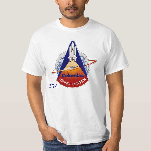 CAMISETA TRANSBORDADOR ESPACIAL DE LA NASA STS-1 (Anverso)