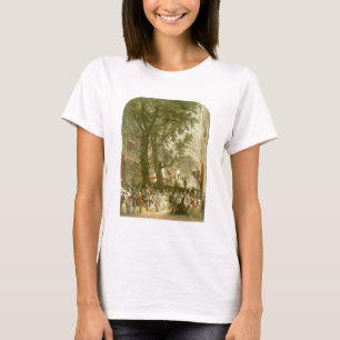 Camiseta Transept del palacio cristalino, 1851 (coloreado