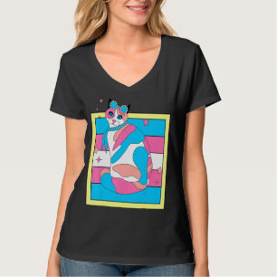 Camiseta Transexual de línea plana y corta Calico Ca Lesbia