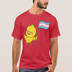 Camiseta Transexual del pato del orgullo transexual 