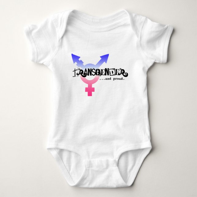 Camiseta "Transexual… y orgulloso. " (Anverso)