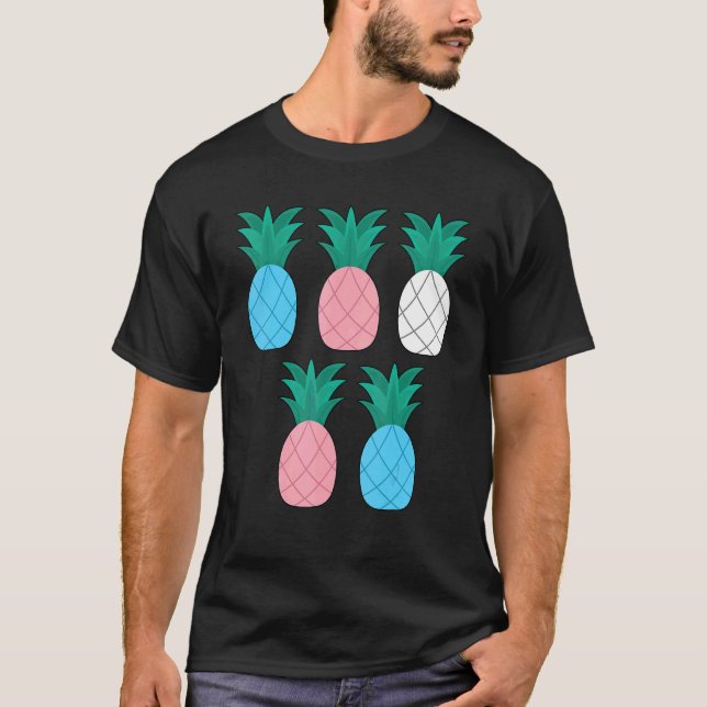 Camiseta Transexuales transgénero de piña (Anverso)