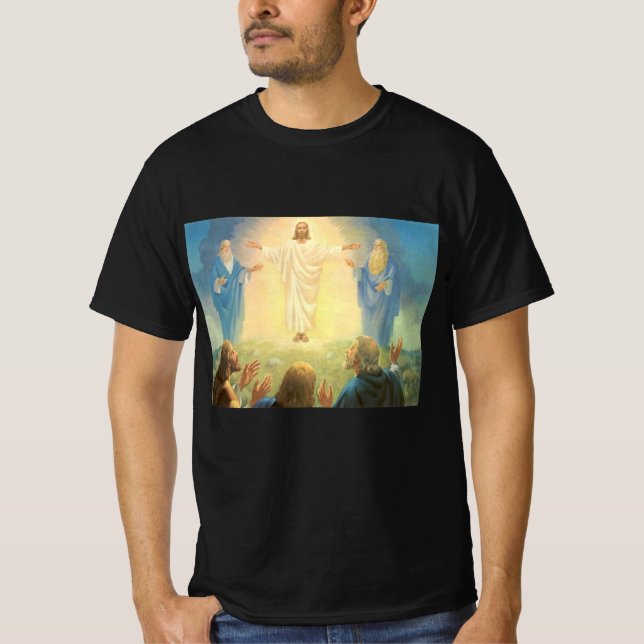 Camiseta Transfiguración de Jesucristo, religión vintage (Anverso)