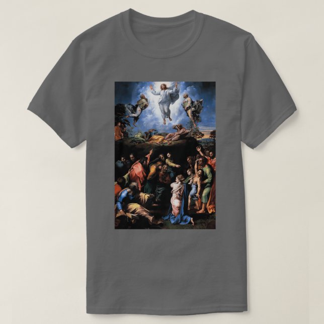 Camiseta Transfiguración de Raphael (Diseño del anverso)