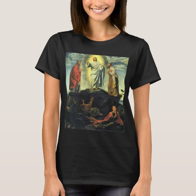 Camiseta Transfiguración por Giovanni Girolamo Savoldo (Anverso)