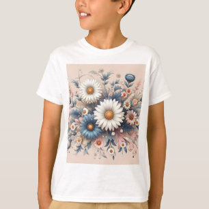 Camiseta Transforma tu espacio con elegante floral de marga