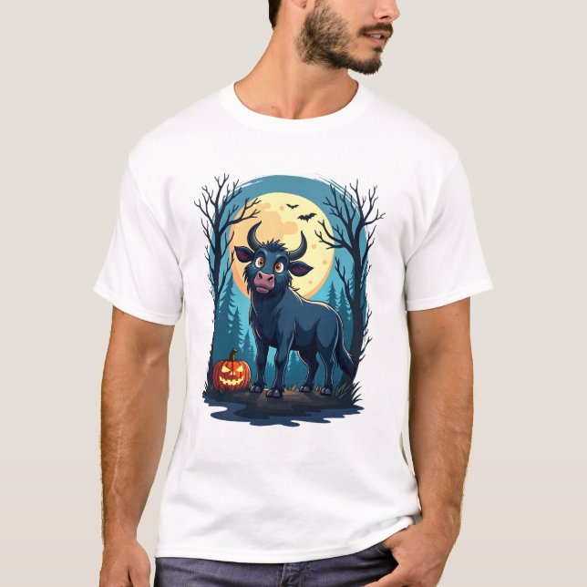 Camiseta Transformación de Werewolf de vaca (Anverso)