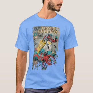 Camiseta Transformers Vintage Autobot Asesino Cómic Descolo
