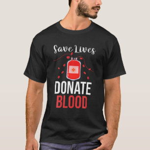 Camiseta Transfusión sanguínea Flebotomía Donar para sa