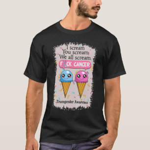 Camiseta Transgender Awareness Cute Ice Creams  Saying