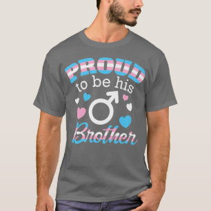 Camiseta Transgender Brother LGBTQ Ally Proud To Be His Bro