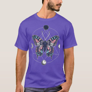 Camiseta Transgender Butterfly Trans Pride Flag LGBT Moon S