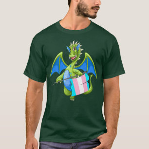 Camiseta Transgender dragon trans LGBT LGBTQ 