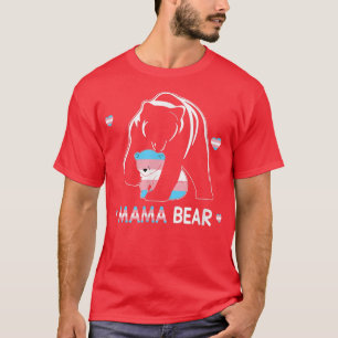 Camiseta Transgender LGBT Mama Bear Hug Pride Equality Rain