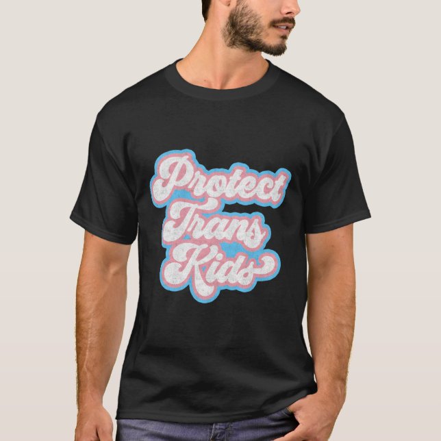 Camiseta Transgender Rights Pride Protect Trans (Anverso)