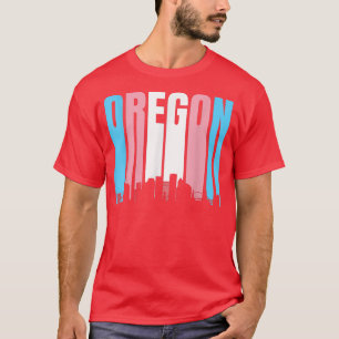 Camiseta Transgénero De Bandera Del Orgullo Trans De Oregón