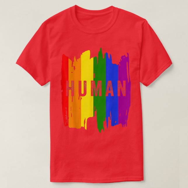 Camiseta Transgénero del mes del orgullo gay por la bandera (Diseño del anverso)