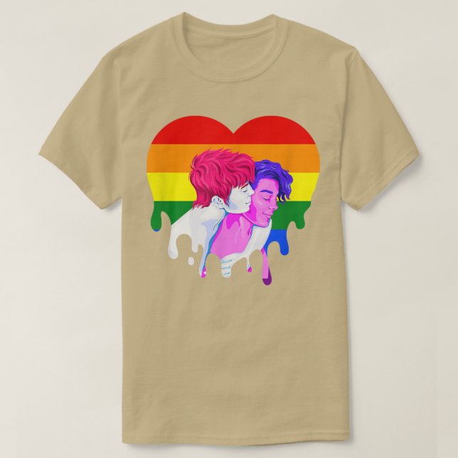 Camiseta Transgénero en el mes del Orgullo Gay Lésbico  (Diseño del anverso)