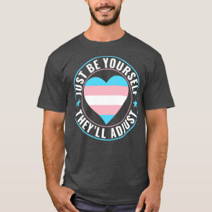 Camiseta Transgénero LGBT Trans Sé tuyoEllos se adaptarán