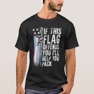 Camiseta Transgénero Si Esta Bandera Te Ofena Ar 15 Rig De