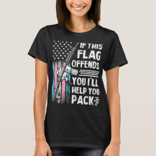 Camiseta Transgénero Si Esta Bandera Te Ofena La Derecha De