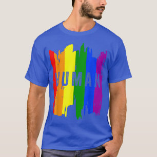 Camiseta Transgénero T-Shir: la bandera LGBT humana del mes