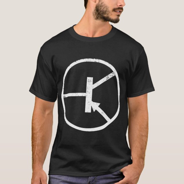 Camiseta Transistor Electrónico De Pnp (Anverso)