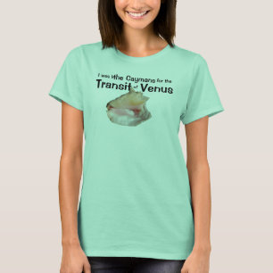 Camiseta Tránsito de testigo de la isla Caimán de Venus