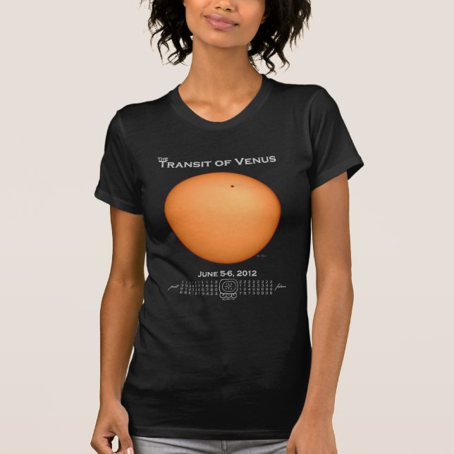 Camiseta Tránsito de Venus - 2012 (Anverso)