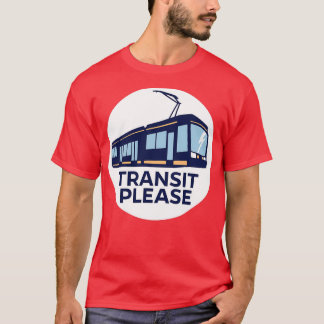 Camiseta TRÁNSITO POR FAVOR en círculo