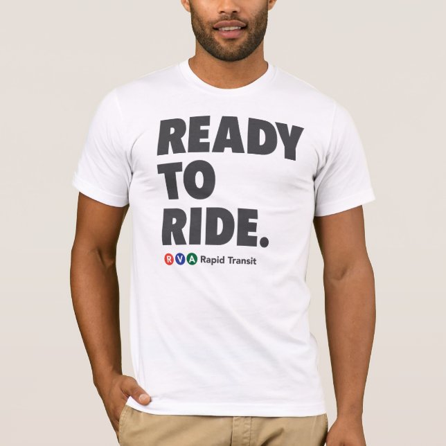 Camiseta Tránsito rápido de RVA listo para montar (Anverso)