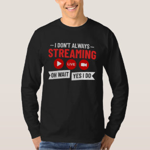 Camiseta Transmisión de juegos en vivo Micrófono de video e