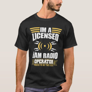 Camiseta Transmisor de operador de radio con licencia Ham